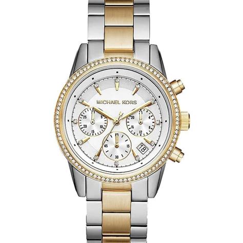 michael kors crystal pave watch 2017|Michael Kors Ritz Women's Watch, Stainless Steel .